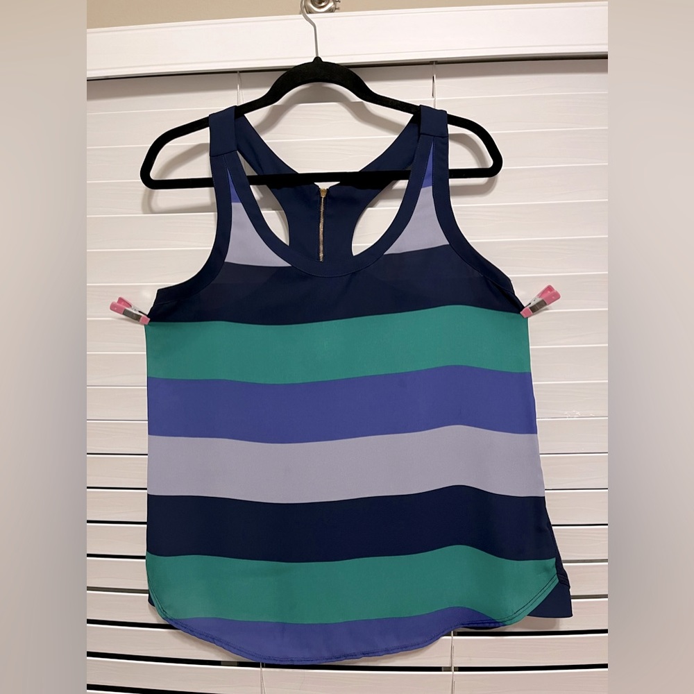 M, Express, multicolor Dress, zipper-back Tank